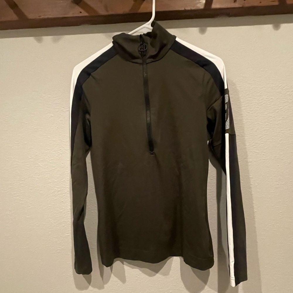 Toni Sailer Performance Half Zip Pullover Olive G… - image 3